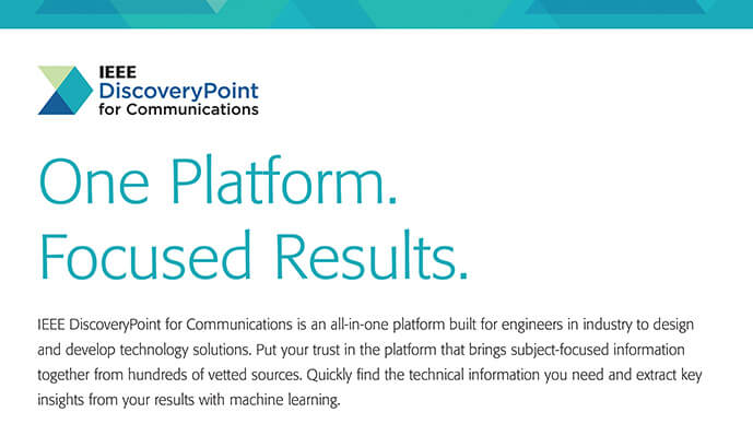 Fact Sheet: One Platform. Focused Results.